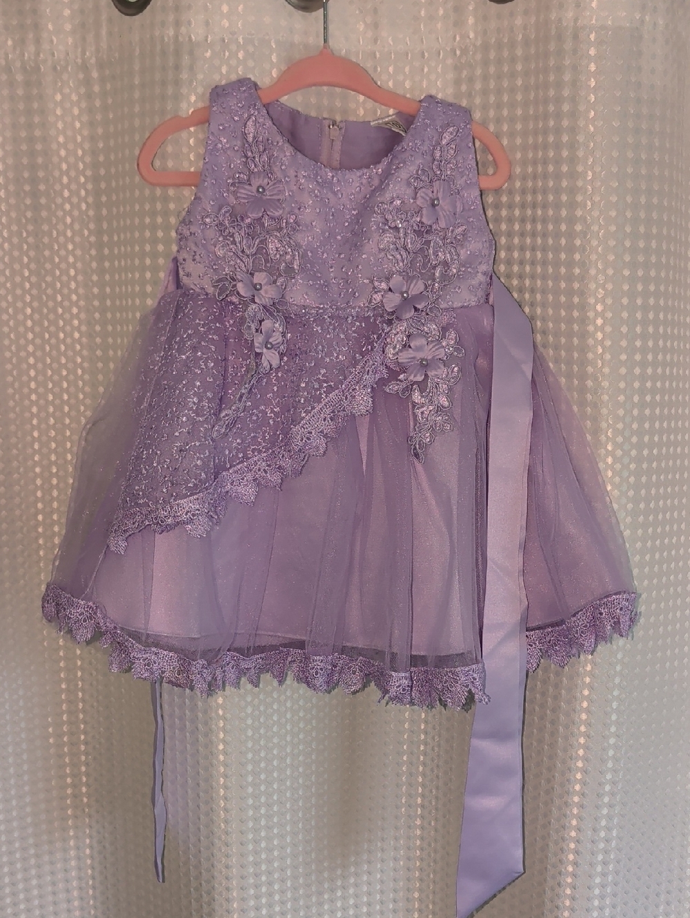 Lilac Floral Tulle Girls' Formal Dress NWT's